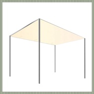 (QJWR) Canopy Top Cover 300D Canvas Waterproof Awning Gazebo Cover Tent Roof Outdoor Garden Wind Sha
