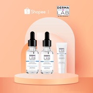 Derma Lab Double Power Vitamin Concentrate 30ml x2 + Ceramide Repair Cream 15g [Moisturizer]