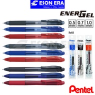 Pentel Energel-X Retractable Gel Refillable Roller Pen 0.5mm/0.7mm/1.0mm