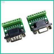 CRE Durability 9-Pin 9-Hole DB9 Male Female Connector Adapter Easy Installation