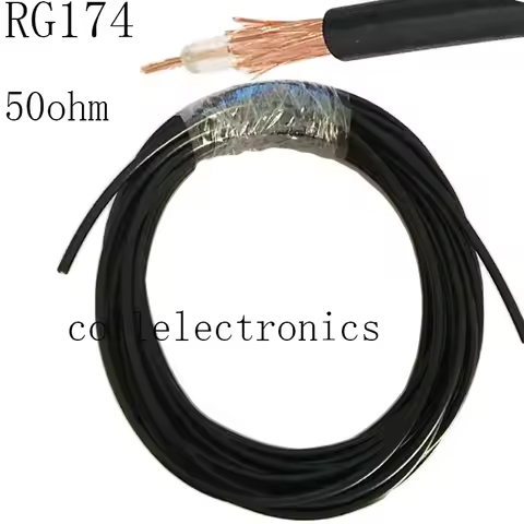 RG174 50ohm RF Coax Cable RG-174 RF Coaxial cable Adapter Connector Pigtail Cable 1/5/10/15/20/30/50