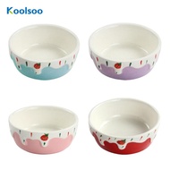 [Koolsoo] Ceramic Hamster Food Bowl Small Animals Food Water Bowl Rabbit Feeding Bowl for Chinchilla