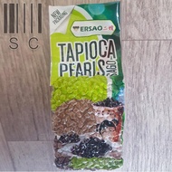 Ersao 1Kg Black Tapioca Pearls Chewy Sago For Milk Tea And Shake