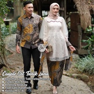 Couple Set Tunik Luna Batik Kondangan Couple Muslim Couple Tunangan / KEBAYA TERBARU SETELAN KEBAYA