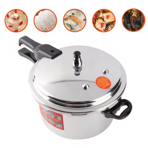 Pressure Cooker Pot Aluminium Alloy Explosion Proof Large Capacity Pressure Canning Pot Cooker