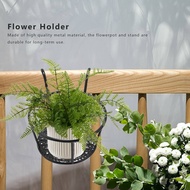 3X Metal Flower Holder Shelf Stand Hanging Pots Basket Plant Garden Wall Storage