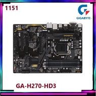 MAINBOARD (เมนบอร์ด) 1151 GIGABYTE GA-H270M-D3H รองรับเจน6-7/DDR4