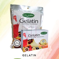 HALAGEL Halal Gelatin Powder Unflavored Bovine Baking Gelatine Agar-agar Jelly Tanpa Perisa 明胶 吉利丁