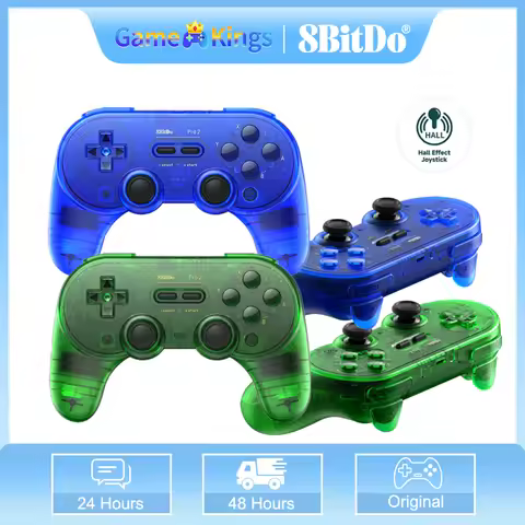 8BitDo Pro2 Bluetooth Controller For Nintendo Switch/Switch Oled,PC,Win10/11,Android,iOS,Steam Deck 