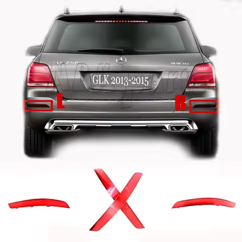 Rear Reflector Fit 13-15 Mercedes-Benz GLK W204 FL X204 Facelift GLK200 GLK220 GLK250 GLK280 GLK300 