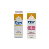 [READY STOCK] Value Pride Ready to Whip Topping Cream / FRESH CREAM / SOFTBLEND/ Pack with ice pack 