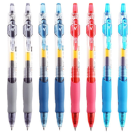 1pcs M&amp;G Retractable Gel Pen Gel Ink Pen Refill Gelpen for School Office Supplies Stationary Pens 0.5mm Black Dark Blue Red Plastic