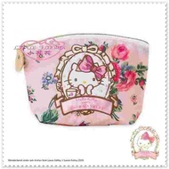 小花花日本精品♥ Hello Kitty LAURA ASHLEY聯名零錢包 面紙包 面紙收納包 58852002