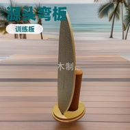 Source Curved Board Land Surfing Balance Board Ski Training Balance Trainer Wooden Roller Balance Bo