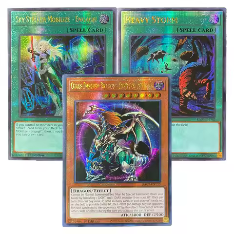 YuGiOh Cards-Quarter Century Bonanza Secret Rare Sky Striker Mobilize-Engage! Heavy Storm Chaos Empe