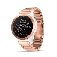 ⭕️門市現貨⭕️⭐️🌟Garmin-Fenix-5S-Plus-Sapphire-藍寶石-運動腕錶 玫瑰金色-白色錶圈-金屬錶帶 [香港行貨]🌟