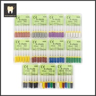 6pcs/pack 21/25mm Dental Root Canal Endodontics K Files Stainless Steel Hand Use Endo K-Files