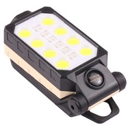 W598A LED+COB多功能折疊工作燈 照明燈 警示燈 手電筒 USB充電