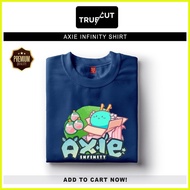 ♞TRUECUT Tees Axie Infinity Shirt - Axie Logo Creative Vr 1 Unisex Tshirt for Women and Men