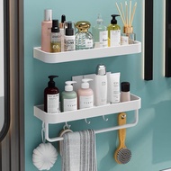Multifunctional Storage Rack No Punching Wall-mounted Rack Bathroom Organiser Rack Cosmetics Rack Shampoo Rack