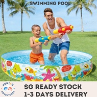 Kids Paddling Pool, Inflation-Free Foldable Pool Toys, Indoor & Outdoor Children's Water Play Tub