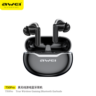 Awei T50 ENC TWS หูฟังไร้สายกีฬาบลูทูธหูฟัง DNS โทรลดเสียงรบกวนพร้อมไมโครโฟนบลูทูธ5.1หูฟังชุดหูฟังโฟ