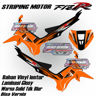 Striping Fizr Fiz r F1zr Dualtone Variasi 15 Sudah Potongan Mudah Divernis Laminasi Glosy