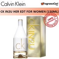 Calvin Klein cK IN2U Her EDT for Women (150ml) Eau de Toilette IN 2U Orange [Brand New 100% Authentic Perfume/Fragrance]