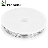 1roll 304 Stainless Steel Wire Round for Jewelry Making Stainless Steel color 20 Gauge 0.8mm about 6