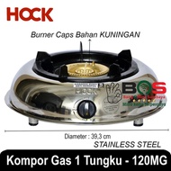 Kompor Hock Kompor Gas LPG Hock 1 Tungku Stainlees Steel Mutiara Gold