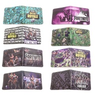 FE2 Fortnite game peripheral short wallet PU leather embossing 80% discount wallet student change wallet