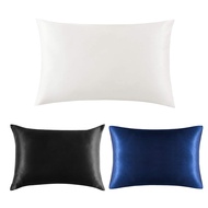(XACN) Both Sides Natural Pure Silk Pillowcase for Hair and Skin, 600 Thread Count 50X75cm