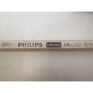 Philips Lifemax 18W 2 Feet 2FT TL-D 18W/54-765 6500K Cool Daylight CDL Fluorescent Tube Light Lamp