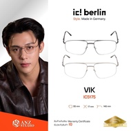 ANZ STUDIO | ic berlin Vik IC5175 Metal Eyeglass Frames Rounded Square Minimal Screwless Design