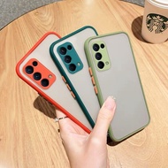 พร้อมส่งทันที Case Oppo Reno5Pro เคสโทรศัพท์ เคสกันกระแทก ปุ่มสีผิวด้าน กันรอยกล้อง ขอบนิ่มหลังแข็ง เคส OPPO Reno5Pro