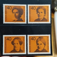 1974 Germany/Women Writers & Political Leaders/ 4 MNH