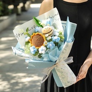 Dalam Stok Sejambak Benang Buatan Tangan Dikait Produk Siap Hadiah Hari Lahir Kreatif untuk Rakan Ka