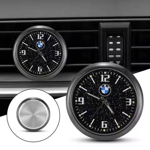 Car Starry Night-light Clock Watch Dashboard Clock For BMW M E46 E90 E60 F30 G20 X1 X2 X3 X4 X5 X6 X