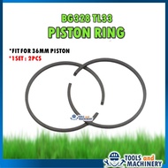 Mesin rumput piston ring BG328 T328 TU33 TL33 TB33 brush cutter 36mm piston