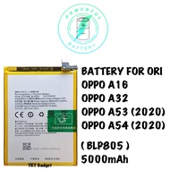 COMPATIBLE BATTERY FOR ORI OPPO A54 2020 / A53 2020 / OPPO A16 / OPPO A32 (BLP805) 5000mAh