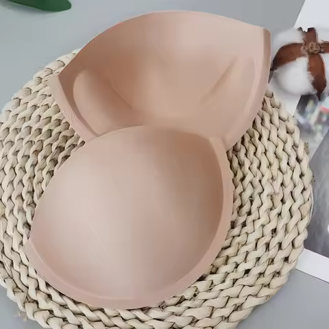 Wholesale 5pair Wedding Dress Swim Underwear Bra Cups Chest Pad New Dark Nude 75B 80B 85B 90B Semici