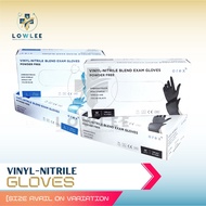 [BOX] Vinyl- Nitrile Blended Gloves { Blue Gloves &amp; Black Gloves]