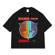 Imagine Dragon Black Series Oversize Music Band T-Shirt | Derows Warfield Unisex Tshirt Oversize
