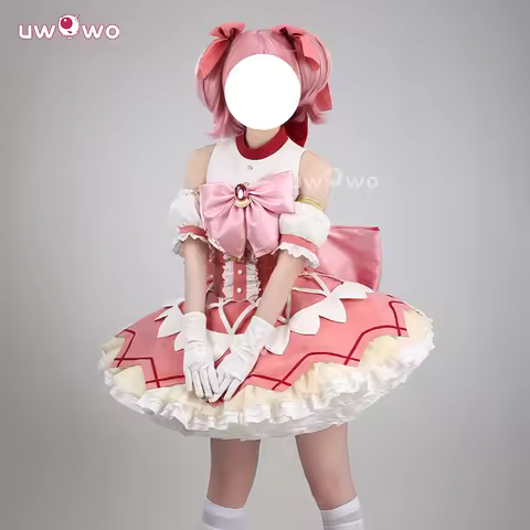 UWOWO Collab Series: Movie Cosplay Madoka Cosplay Costume Magical Dress S-2XL Halloween Costume