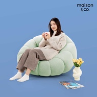SB Design Square MAISON&CO. อาร์มแชร์ รุ่น Tempula ผ้าขนนุ่ม สีเขียวอ่อน (103x110x64 ซม.)