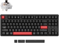 Keychron C3 Pro Custom Gaming Keyboard, Compact Numeric Keyless Layout, US Layout, Red LED Backlight