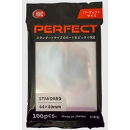KMC Card Sleeve Barrier Clear Standard Size - Perfect Fit (100pcs 64 x 89 mm)