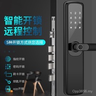 Rental Room Combination Lock Door Anti-theft Smart Lock Household Bluetooth Electronic Lock Fingerpr