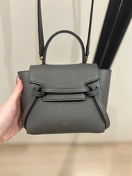 Celine pico belt bag 大象灰 grey 斜挎包