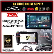 1K Screen 2+32GB 4G 8-CORE🆕TSA Nissan Serena C26 2012 - 2016 Android 9'' inch DSP/QLED/CARPLAY Car P